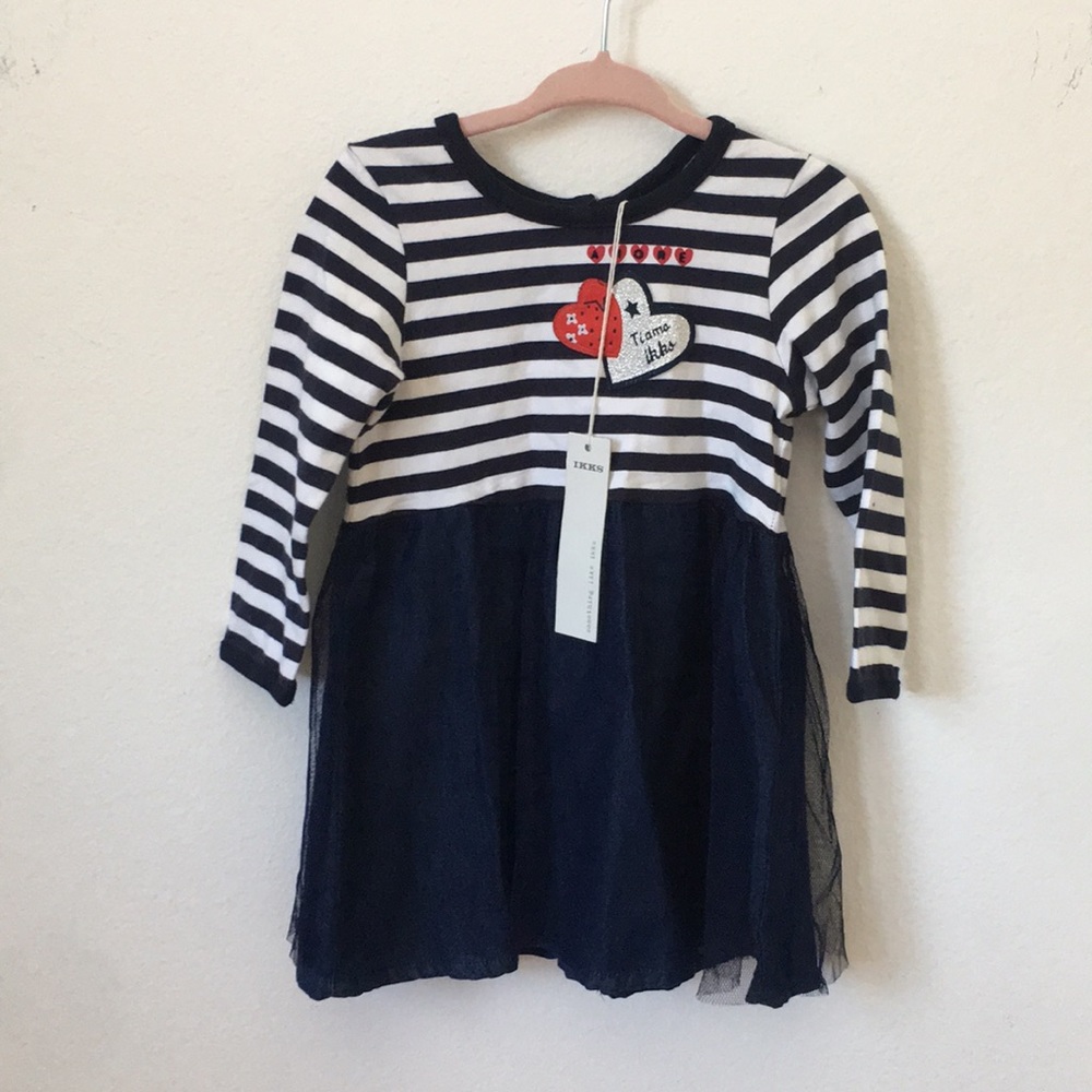 ❤️NWT IKKS striped tutu dress 18m❤️